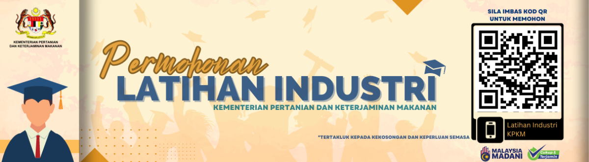 banner Permohonan pelajar latihan industri di Portal rasmi KPKM